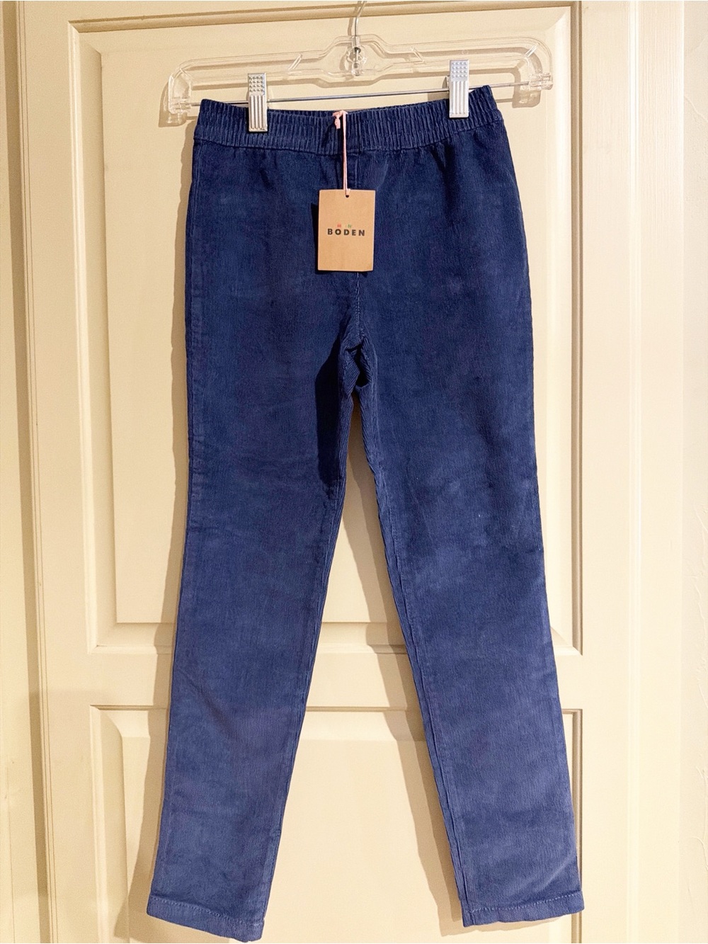 Mini Boden Kids Navy Corduroy Stretch Bottoms